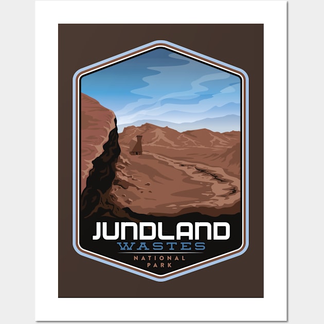 Jundland Wastes National Park Wall Art by MindsparkCreative